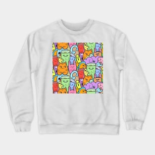 Funny Doodle Design Crewneck Sweatshirt